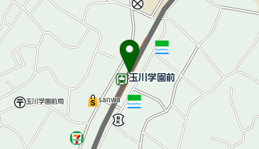 充レン 小田急電鉄 玉川学園駅 改札外 改札階 公衆電話横(下)の地図画像