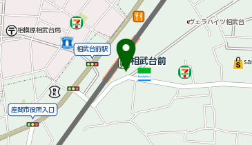 充レン 小田急電鉄 相武台前駅 改札外 改札階 南口通路(上)の地図画像