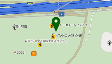 充レン ららぽーとEXPOCITY 1F オレンジサイド 駐車場側エレベーター前(下)の地図画像