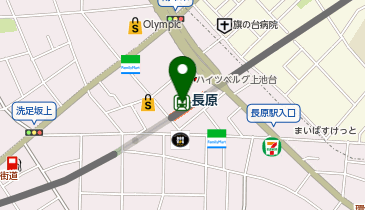 充レン 東急ストア 長原店 レジ袋詰め台付近の地図画像