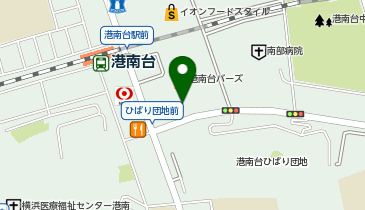 充レン 港南台バーズ 1F 公共通路 ひばり団地口 風除室(上)の地図画像