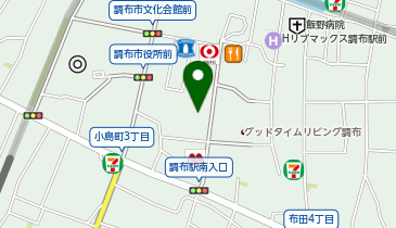 充レン 東急ストア 調布店 1階サービスカウンター横の地図画像