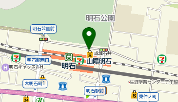 充レン ピオレ明石 東館 2F AED横の地図画像