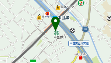 充レン 東急ストア プレッセ中目黒店 レジ袋詰め台付近の地図画像