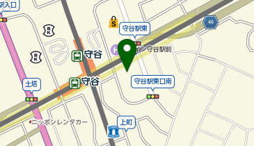充レン つくばエクスプレス 守谷駅  改札内 公衆電話付近(右上)の地図画像