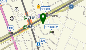 充レン つくばエクスプレス 守谷駅  改札内 公衆電話付近(右下)の地図画像