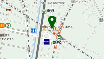 充レン NewDays 新松戸改札外店の地図画像