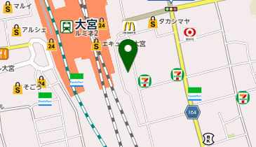 充レン カラオケまねきねこ 大宮南銀通り店の地図画像