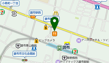 充レン カラオケまねきねこ 調布北口店の地図画像