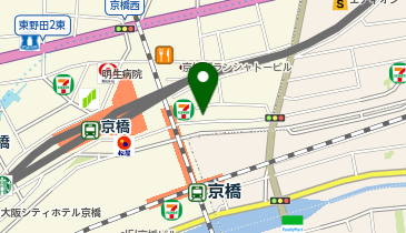 充レン カラオケまねきねこ 京橋駅前店の地図画像