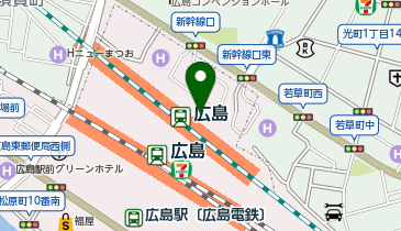 充レン ekie広島 1階 ekieDAINING 入口案内板付近(上)の地図画像