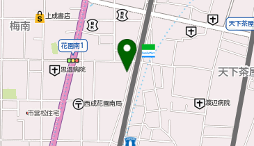 充レン 川HOUSE 花園町店A館 ロビー 付近の地図画像