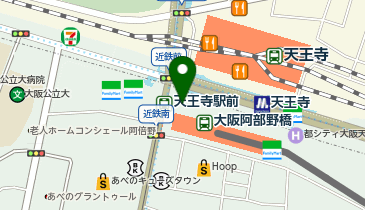 充レン あべのハルカス 60階 展望台(天上回廊)(下)の地図画像