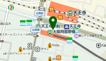 充レン あべのハルカス 58階 展望台(SKYGARDEN300)(下)の地図画像