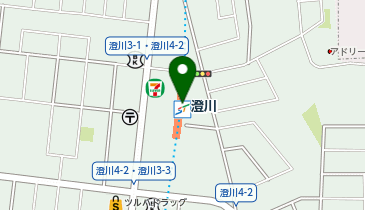 充レン 札幌市営地下鉄 南北線 澄川駅 改札外 コインロッカー付近(上)の地図画像
