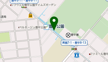 充レン 札幌市営地下鉄 東豊線 豊平公園駅 改札外 改札付近(下)の地図画像