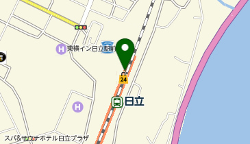 充レン JR東日本 日立駅 改札内 改札付近(左)の地図画像