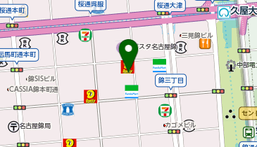 充レン カラオケまねきねこ 名古屋錦店(下)の地図画像