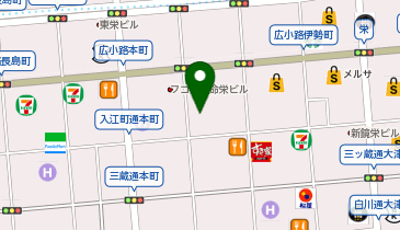充レン カラオケまねきねこ 栄三丁目店(上)の地図画像