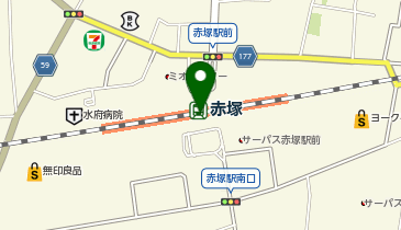 充レン JR東日本 赤塚駅 改札内 改札付近(下)の地図画像