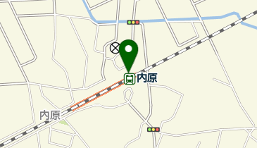 充レン JR東日本 内原駅 改札外 改札付近(上)の地図画像