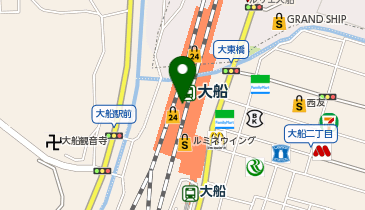 充レン JR東日本 大船駅 改札内 南改札付近(下)の地図画像