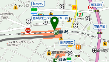 充レン JR東日本 藤沢駅 改札内 KIOSK付近(上)の地図画像