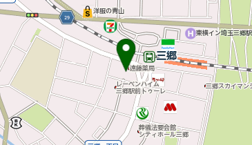 充レン カラオケまねきねこ 三郷駅前店の地図画像
