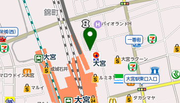 充レン カラオケまねきねこ 大宮東口店の地図画像