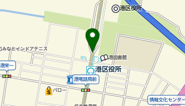 充レン 名古屋市営地下鉄 港区役所駅 改札外 1出入口付近(下)の地図画像