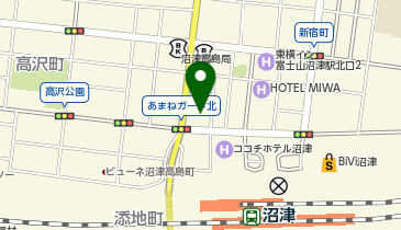 充レン カラオケまねきねこ 沼津北口店の地図画像