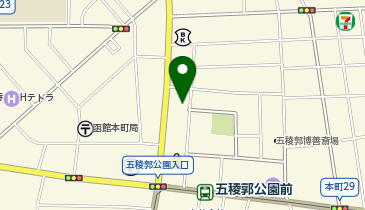 充レン カラオケまねきねこ 函館五稜郭店(上)の地図画像