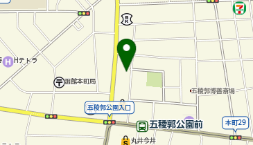 充レン カラオケまねきねこ 函館五稜郭店(下)の地図画像