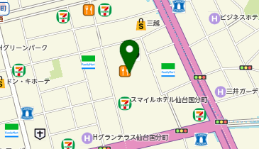 充レン カラオケまねきねこ 仙台一番町店の地図画像