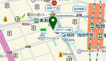 充レン カラオケまねきねこ 仙台駅前店(上)の地図画像