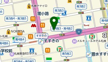 充レン カラオケまねきねこ 札幌南4条店の地図画像