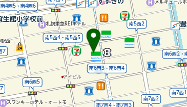 充レン カラオケまねきねこ 札幌すすきの南5条店の地図画像