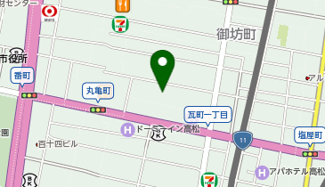 充レン カラオケまねきねこ 高松ライオン通り店(上)の地図画像