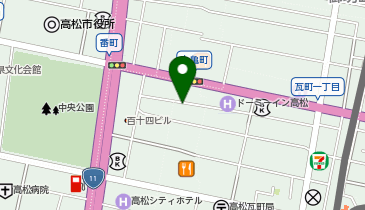 充レン カラオケまねきねこ 高松南新町店(下)の地図画像