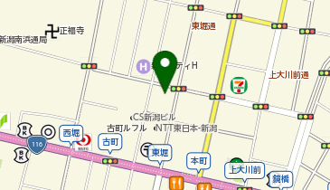 充レン カラオケまねきねこ 新潟古町7番町店の地図画像