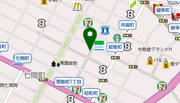 充レン カラオケまねきねこ 静岡本店(左)の地図画像