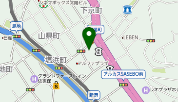 充レン カラオケまねきねこ 佐世保京町店の地図画像