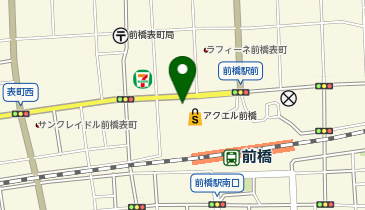 充レン カラオケまねきねこ アクエル前橋店の地図画像