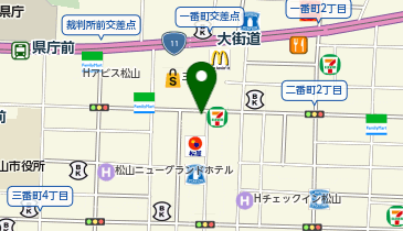 充レン カラオケまねきねこ 松山大街道2号店の地図画像