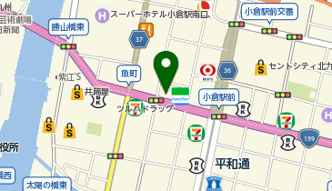 充レン カラオケまねきねこ 小倉魚町店(上)の地図画像