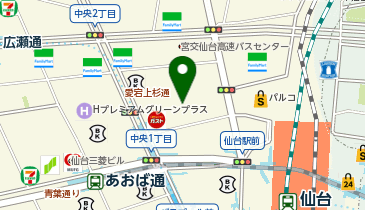 充レン カラオケまねきねこ 仙台名掛丁店(下)の地図画像