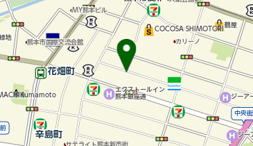 充レン カラオケまねきねこ 熊本下通店(左)の地図画像
