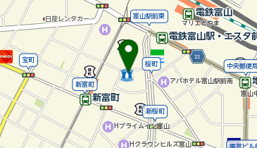 充レン カラオケまねきねこ 富山駅前2号店(下)の地図画像