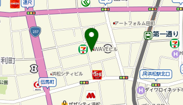 充レン カラオケまねきねこ 浜松有楽街店(上)の地図画像