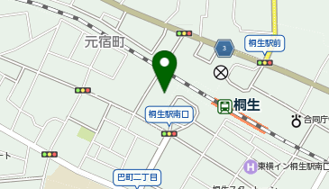 充レン カラオケまねきねこ 桐生駅前店の地図画像